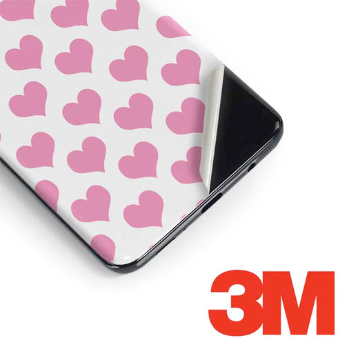 Plush Pink Hearts Galaxy S9 Skin